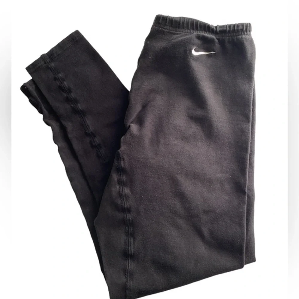 Skinny Nike 🇺🇸 Made USA Stretch Joggers Leggings Pants Black Small Medium